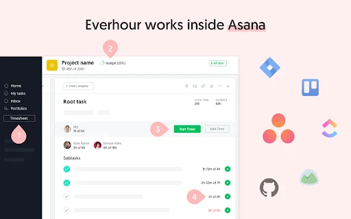 Everhour: Time Tracking at Project Management Tool sa Pilipinas - Screenshot 1