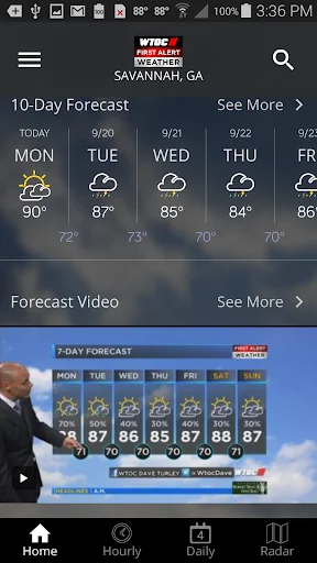 I-download ang WTOC First Alert Radar – Tumpak na Weather App - Screenshot 5