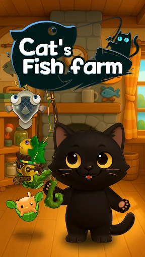 I-download ang Cat’s Fish farm APK – Masayang Laro ng Pangingisda - Screenshot 1