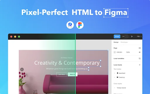 I-convert ang HTML sa Figma gamit ang Refore: Pixel-Perfect Design - Screenshot 2