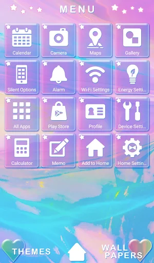 I-download ang Cute Hologram Theme – Magic Dreamy Design App - Screenshot 2