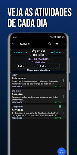 Nota 10: Agenda escolar com IA – I-download ang Iyong Digital Planner - Screenshot 4