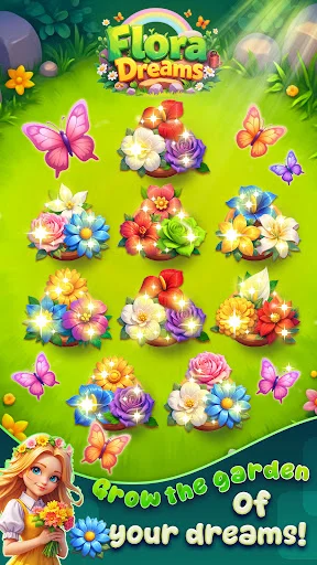 I-download ang Flora Dreams – Pag-aayos ng Bulaklak at Puzzle Game - Screenshot 2