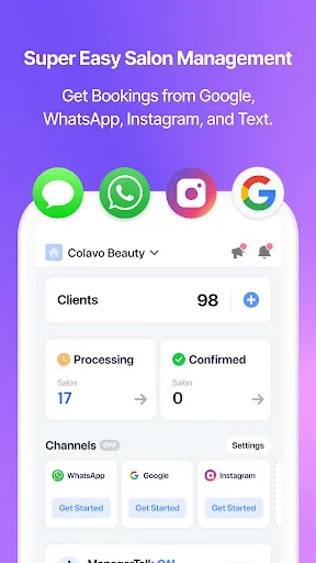 I-download ang COLAVOSALON App – Mobile Management para sa Stylist - Screenshot 1
