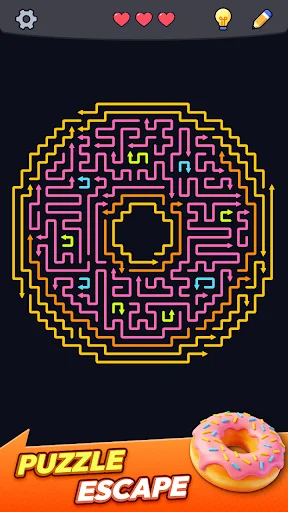 I-download ang Arrow Maze Puzzle – Pinakamahusay na Logic Brain Game - Screenshot 4