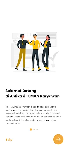 I-download ang T3MAN Karyawan – Pamamahala ng Empleyado App - Screenshot 1