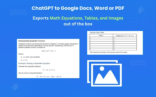 I-download ang ChatGPT to Google Docs – I-export ang Chat sa PDF - Screenshot 1