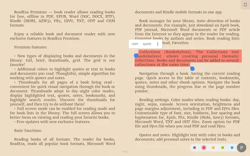 I-download ang ReadEra Premium: Ang Pinakamahusay na E-book Reader - Screenshot 20