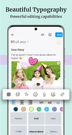 I-download ang Diary Up: Locked Journal Notes – Ligtas na Diary - Screenshot 2