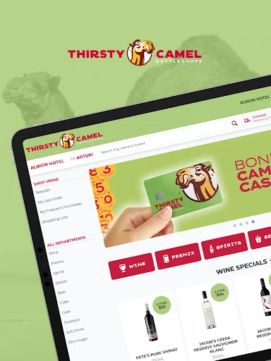 I-download ang Thirsty Camel SA & NT: Mabilis na Inumin Delivery - Screenshot 6