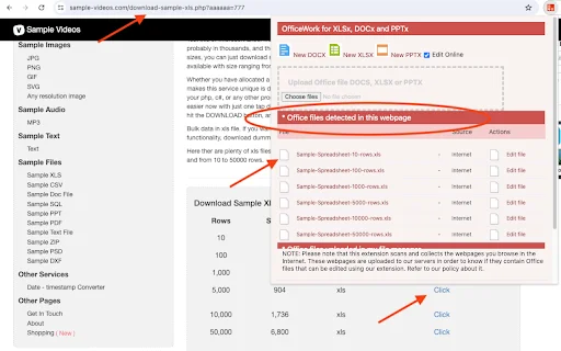 OfficeWork: I-edit ang DOC, XLS, at PPT Online nang Libre - Screenshot 1
