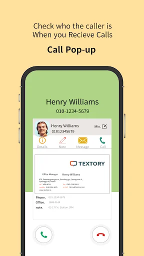 I-download ang TexTory CRM – Pamahalaan ang Iyong Calls at SMS - Screenshot 2