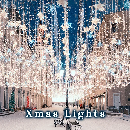 I-download ang Xmas Lights Theme – Magandang Winter Wallpaper Libre
