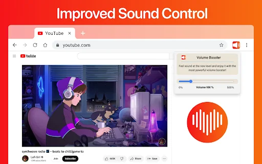 Bass Booster Chrome Extension: Palakasin ang Audio nang Libre - Screenshot 1