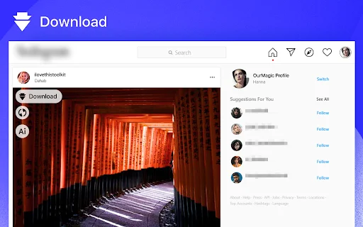 Downloader for Instagram – I-download ang Reels at Photos - Screenshot 5