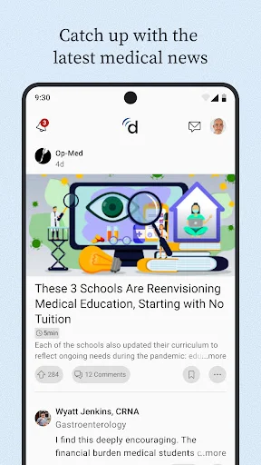 I-download ang Doximity – Pinakamahusay na Medical Network App - Screenshot 7