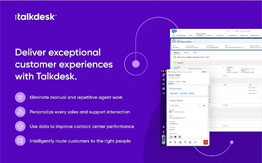 Talkdesk Click-to-Call Extension – Tawag Mula sa Browser - Screenshot 1