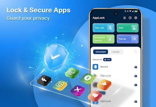 I-download ang App Lock & Fingerprint Lock – Protektahan ang Iyong Privacy - Screenshot 1