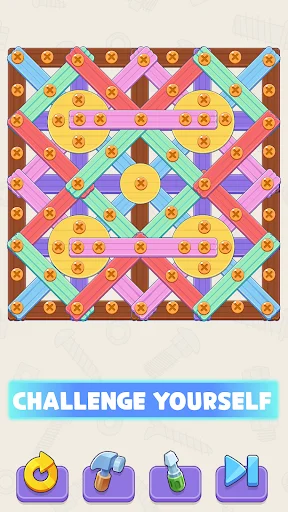 I-download ang Screw It Out: Wood Puzzle – Hamunin ang Iyong Utak - Screenshot 14