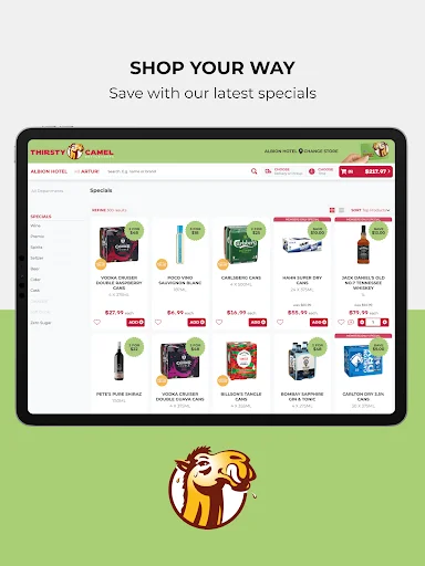 I-download ang Thirsty Camel SA & NT: Mabilis na Inumin Delivery - Screenshot 7