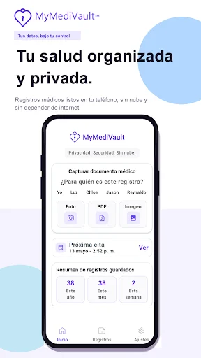 I-download ang MyMediVault – Ligtas na Medical Records App - Screenshot 1
