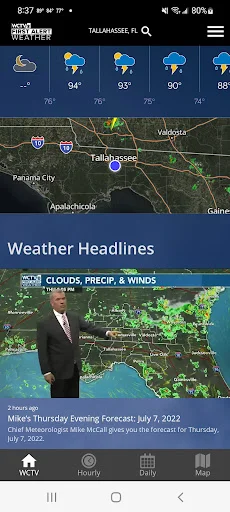 I-download ang WCTV First Alert Weather – Tumpak na Panahon - Screenshot 2