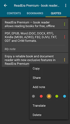 I-download ang ReadEra Premium: Ang Pinakamahusay na E-book Reader - Screenshot 6