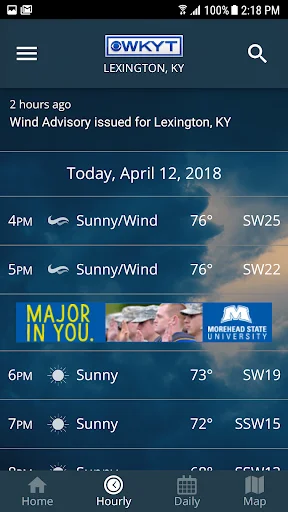I-download ang WKYT FirstAlert Weather – Tumpak na Panahon - Screenshot 3