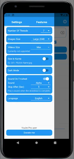 Flickr Saver – Downloader: I-download ang Flickr Photos nang Libre - Screenshot 2