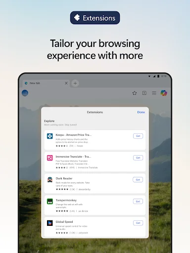 I-download ang Microsoft Edge Beta – Mabilis na AI Browser - Screenshot 14