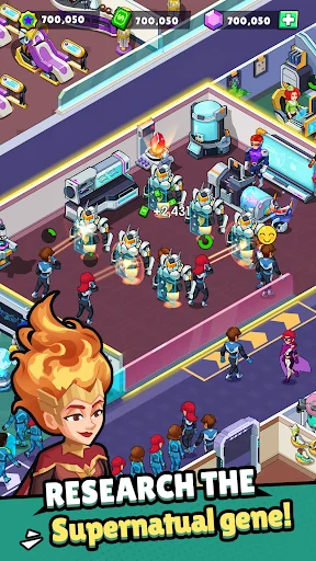 I-download ang Idle Superpower School – Gabayan ang mga Superman - Screenshot 3
