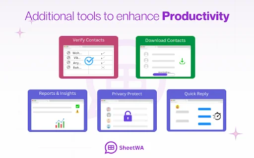 SheetWA Bulk WA Sender: Magpadala ng WhatsApp Messages Mula sa Excel - Screenshot 3