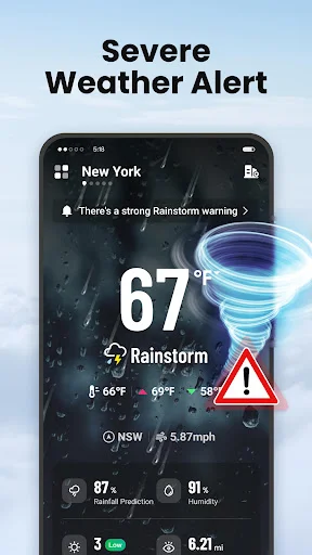 I-download ang Local Weather: Live Forecast – Tumpak na Panahon - Screenshot 3