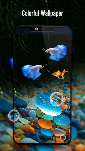Fish On Screen 3D Wallpaper – I-download ang Live Fish Wallpaper - Screenshot 3