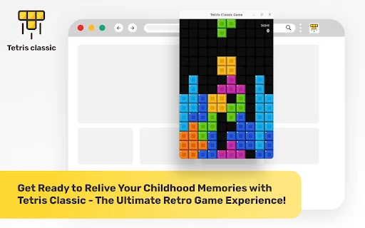 I-download ang Tetris Classic – Damhin ang Retro Gaming Saya - Screenshot 1