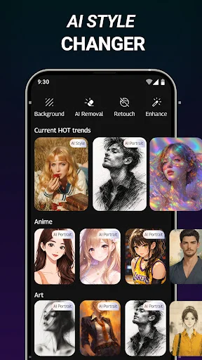 I-download ang Artix: AI Image Generator – Pinakamahusay na AI Editor - Screenshot 3