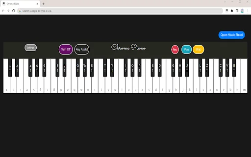 I-download ang Chrome Piano – Maglaro ng Piano sa Browser Mo - Screenshot 5