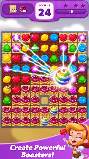 I-download ang Lollipop: Sweet Taste Match 3 – Libreng Puzzle Game - Screenshot 29