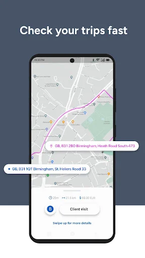 I-download ang ABAX Driver Pinakabagong Bersyon – Madaling Mileage Log - Screenshot 2