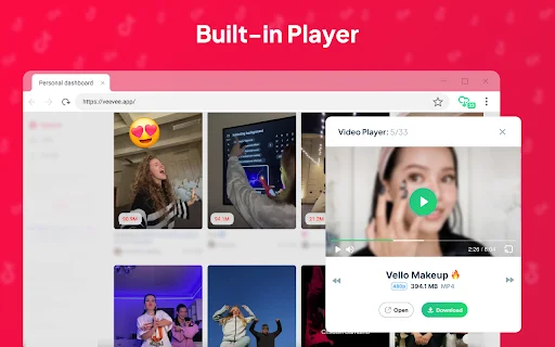 Video Downloader VeeVee – I-download ang Video nang Libre at Mabilis - Screenshot 2
