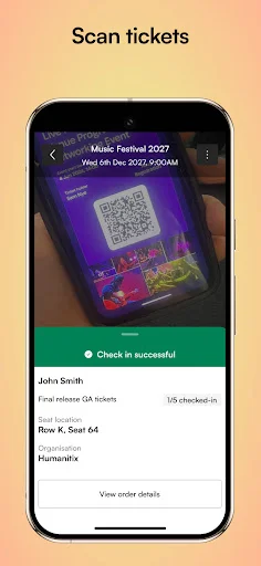 I-download ang Humanitix for Hosts – Mabilis na Event Check-in - Screenshot 1