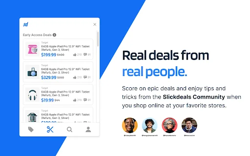 I-download ang Slickdeals Extension: Awtomatikong Coupons at Diskwento - Screenshot 2