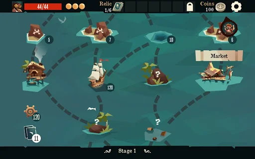 I-download ang Pirates Outlaws – Pinakamahusay na Roguelike Card Game - Screenshot 17