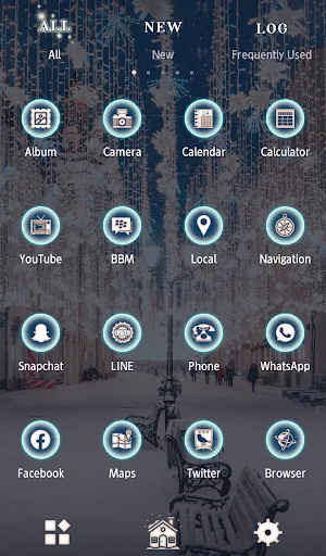 I-download ang Xmas Lights Theme – Magandang Winter Wallpaper Libre - Screenshot 3